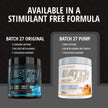 Batch 27 Pre Workout Powder - Nitric Oxide Booster & Preworkout for Men and Women w/Citrulline, Beta Alanine, Caffeine for Enhanced Energy, Endurance, & Reduced Fatigue - 40 Servings, Peach Rings 🍁 All In One Marketplace Canada