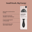 Kitsch Recycled Plastic Wet/Dry Hair Brush, Detangling Tool for Curly or Straight Styles, Brush for Tangled Strands, Flexible Hairbrush Bristles, Brushes for Women & Men, Adults & Kids - Black 🍁 All In One Marketplace Canada