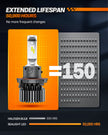 SEALIGHT H13 9008 LED Headlight Bulbs 50000LM 800% Brightness, Dual Hi/Lo Beam, 6000K Cool White, High Low Beam H13 Halogen Replacement, Plug and Play, IP67 Waterproof, Pack of 2 🍁 All In One Marketplace Canada