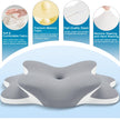 Sleep Apnea Pillow with Neck Pain & Snoring Relief -Orthopedic Cervical Pillow, Ergonomic Contour Memory Foam Pillow for Side,Back,Stomach Sleepers,Dreamers (Gray, Queen Size) 🍁 All In One Marketplace Canada