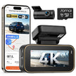 70mai A810 Lite 4K Dash Cam Front and Rear, 5GHz WiFi 6 DashCam, Car Camera with GPS Tracking, HDR Night Vision, 24H Parking Mode, Voice Control, Emergency Lock, Loop Recording, Support 512GB Max 🍁 All In One Marketplace Canada
