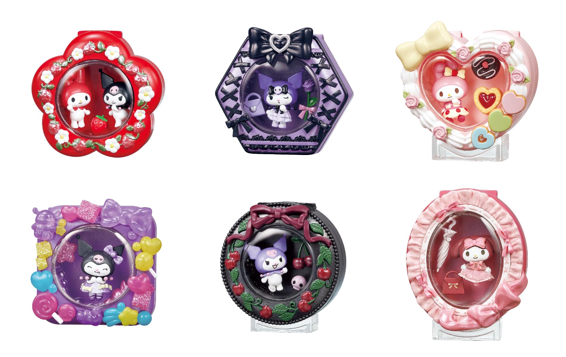 Re-Ment My Melody Kuromi Melty Compact