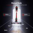 Cordless Vacuum Cleaner, 80,000PRM Stick Vacuum with 2 Powerful Suction Modes, Max 40 Mins Runtime, Protable 2600mAh Rechargeable Battery Vacuum Cleaner for Home (Pale Red) 🍁 All In One Marketplace Canada
