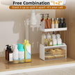 StorBin 3 Large Drawers Makeup Organizer - 5 Tier Bathroom Counter Organizers and Storage, Versatile Perfume Vanity Organizer, Ideal for Cosmetic, Large Skincare, Face Mask, Office Supplies, Amber 🍁 All In One Marketplace Canada