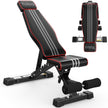 Yoleo Adjustable Weight Bench, 660LB Foldable Workout Bench with Extended Head/Neck Protection/Spine Support for Bench Press, Fast Folding Incline Decline Flat Bench 🍁 All In One Marketplace Canada