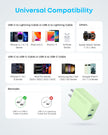 Anker iPhone 16 Charger, 2-Pack 20W Fast USB C Charger Block, for iPhone 16/16 Pro Max/15 Series/iPad Pro and More (Green, 2 Pack & 2 Cable) 🍁 All In One Marketplace Canada