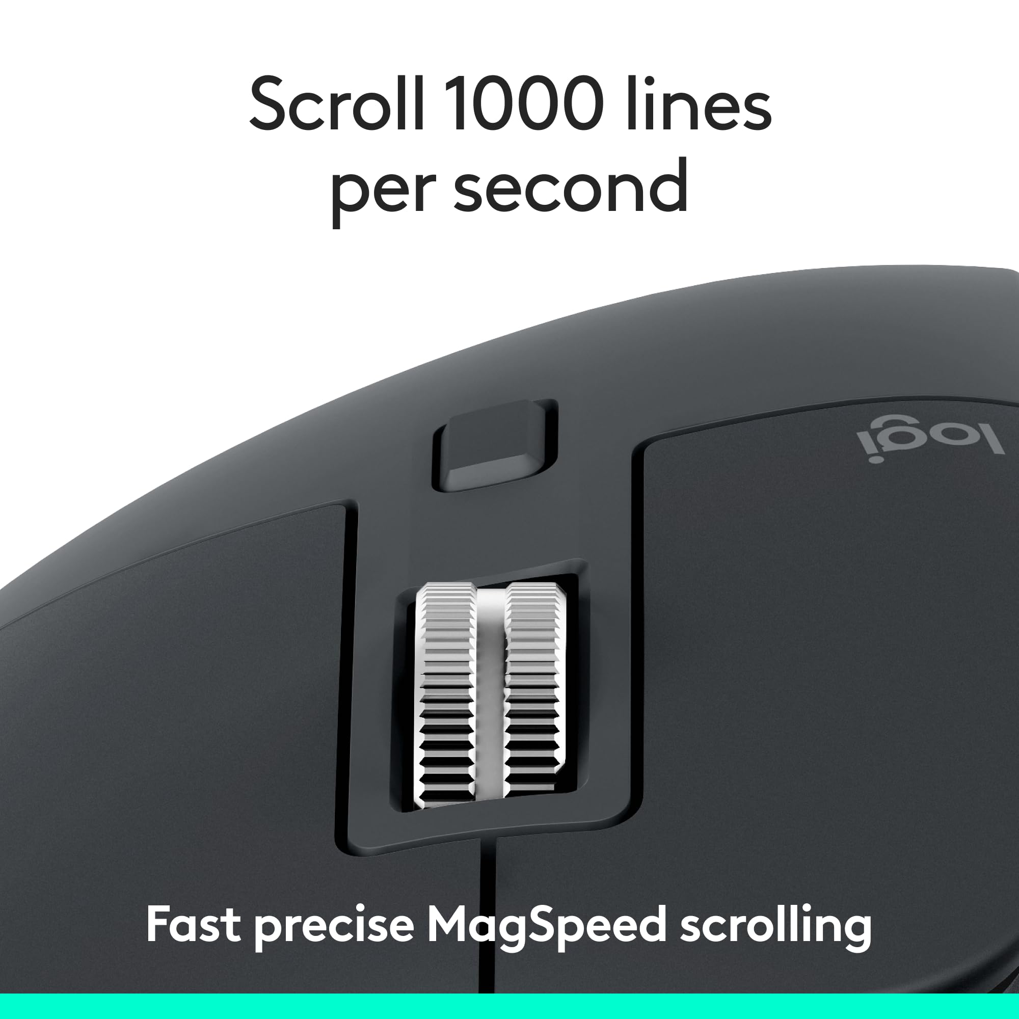 Logitech MX Master 3S Bluetooth Edition Wireless Mouse, No USB Receiver - Ultra-Fast Scrolling, Ergo, 8K DPI, Track on Glass, Quiet Clicks, Works with Apple Mac, Windows PC, Linux, Chrome - Graphite 🍁 All In One Marketplace Canada