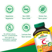 Jamieson Chewable Vitamin C 500 mg Natural Tangy Orange, Supports Immune Health, Strong Teeth and Bones. Family Friendly (4+), Vegetarian, Non-GMO, Gluten-Free, No Artificial Flavours, Colours, or Preservatives, 330 Count, Proudly Canadian