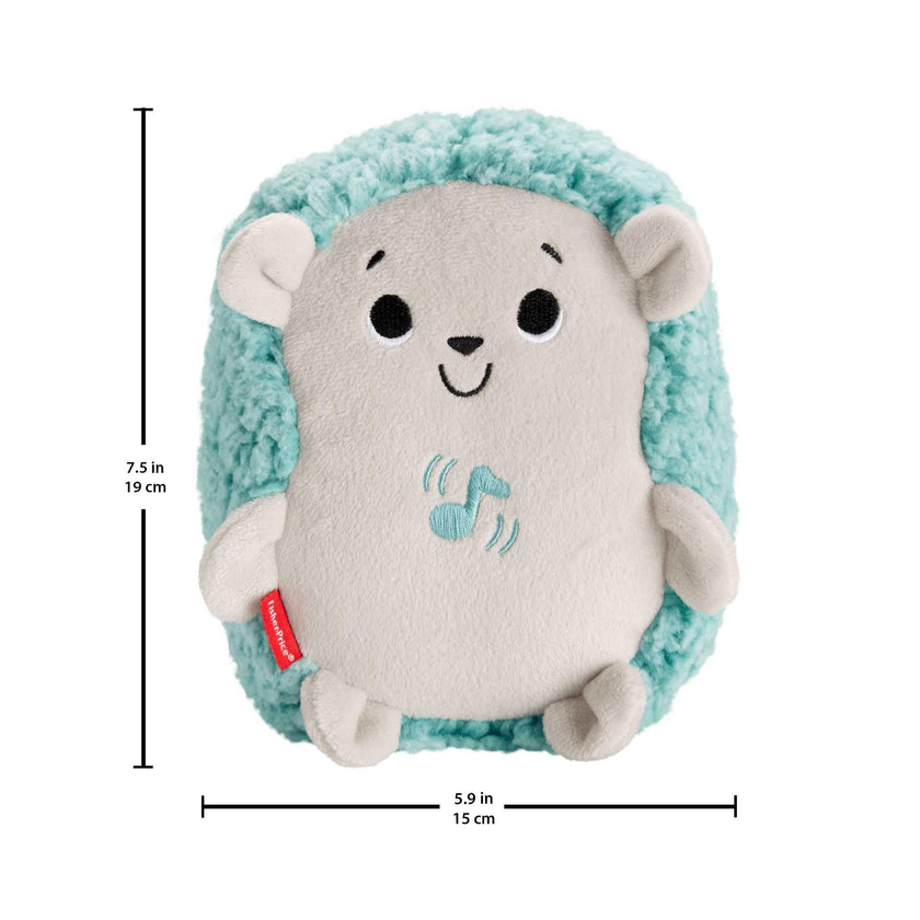 Fisher-Price Baby Musical Toy Calming Vibes Hedgehog Soother Plush Sound Machine with Vibrations for Newborns, Blue 🍁 All In One Marketplace Canada