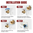 SHINESTAR 5 FT Stainless Braided Propane Hose Adapter, CSA Certified 🍁 All In One Marketplace Canada