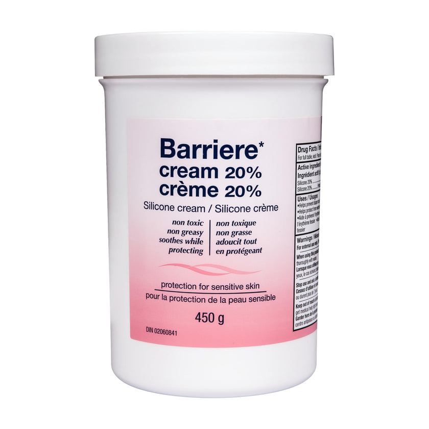 Barriere Silicone Cream for Chapped Skin, Skin Irritants, and Diaper Rash, Non-Greasy, Easy To Apply Skin Cream, 450 gram 🍁 All In One Marketplace Canada