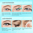 GEMERRY 3-IN-1 Lash Glue Lash Bond and Seal and Remover Clusters Lashes Glue Black Cluster Eyelash Glue Waterproof Long Lasting DIY Eyelash Extension at Home Latex-Free 9ML 🍁 All In One Marketplace Canada