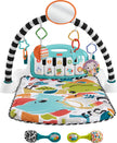 Fisher-Price Baby Musical Toy Set Glow and Grow Kick & Play Piano Gym Blue Playmat with 2 Rattle Maracas for Newborns Ages 0+ Months 🍁 All In One Marketplace Canada