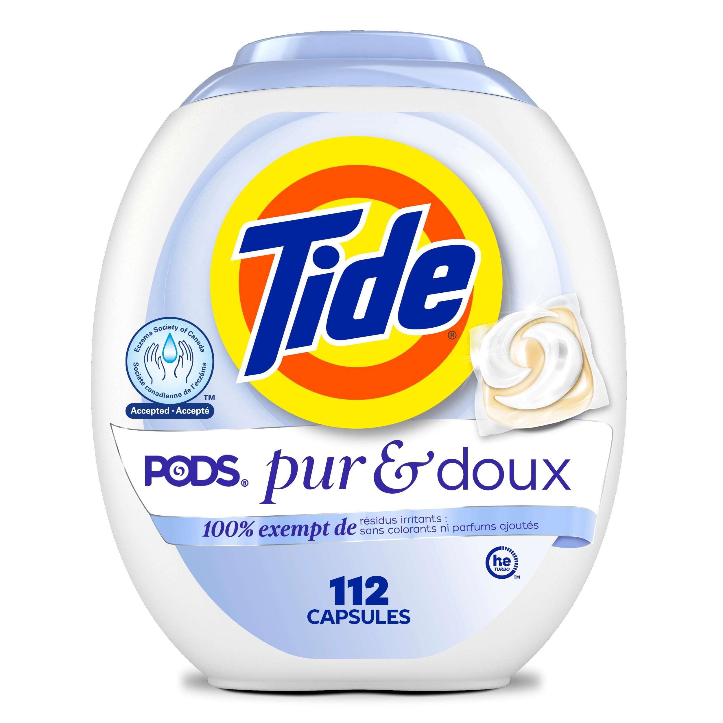 Tide PODS Free & Gentle Laundry Detergent Soap Pacs, 112 Count 🍁 All In One Marketplace Canada