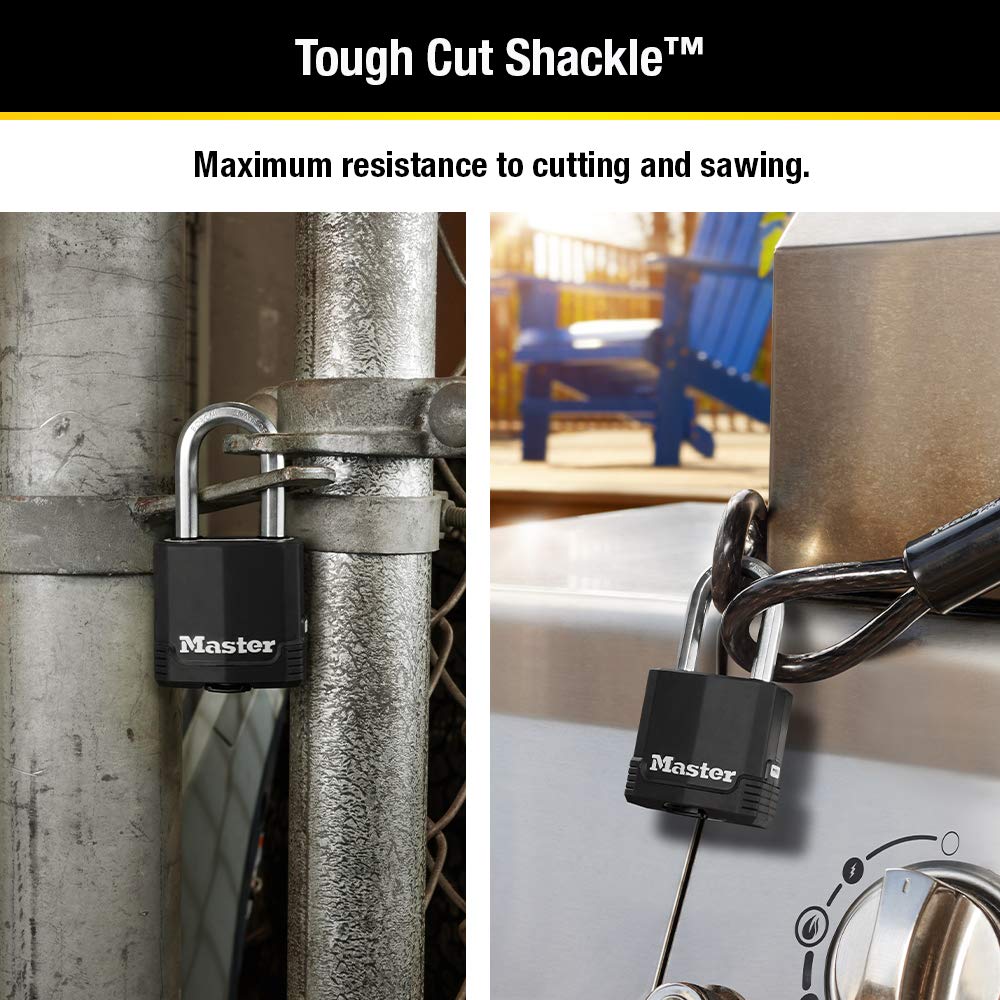 Master Lock Magnum Heavy Duty Outdoor Padlock with Key, 2 Pack Keyed-Alike M115XTLF 🍁 All In One Marketplace Canada