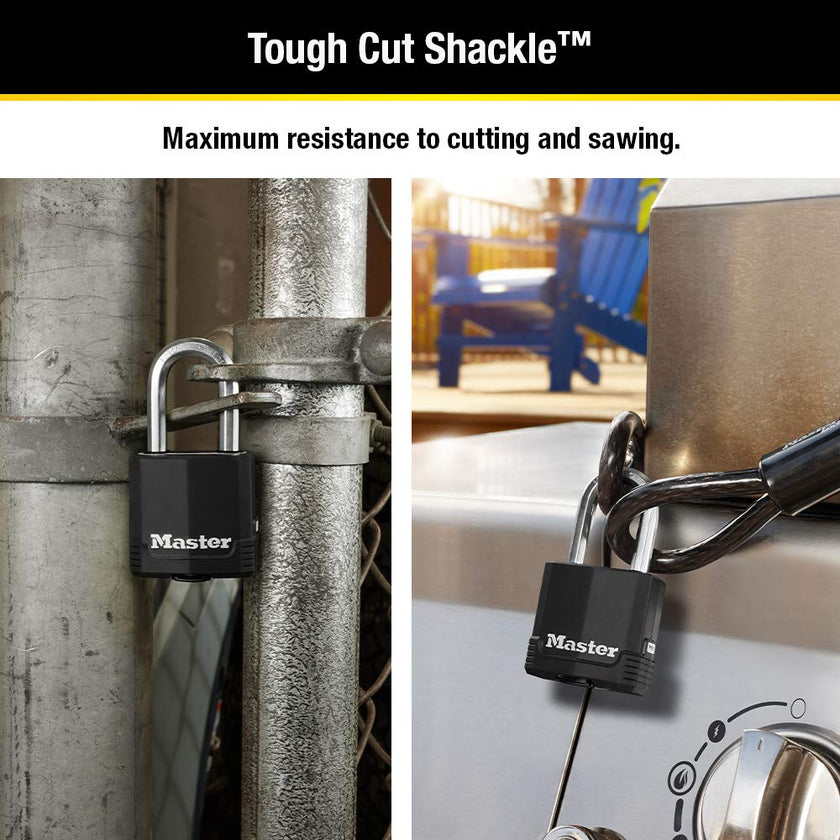 Master Lock Magnum Heavy Duty Outdoor Padlock with Key, 2 Pack Keyed-Alike M115XTLF 🍁 All In One Marketplace Canada
