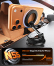 BOSILLEY Magnetic Car Phone Mount for MagSafe, Strong Suction Cup Phone Holder for Car Dashboard & Windshield, 360° Rotatable & Foldable, Adjustable Cell Phone Holder for Car, Fits iPhone 12–17 Series 🍁 All In One Marketplace Canada