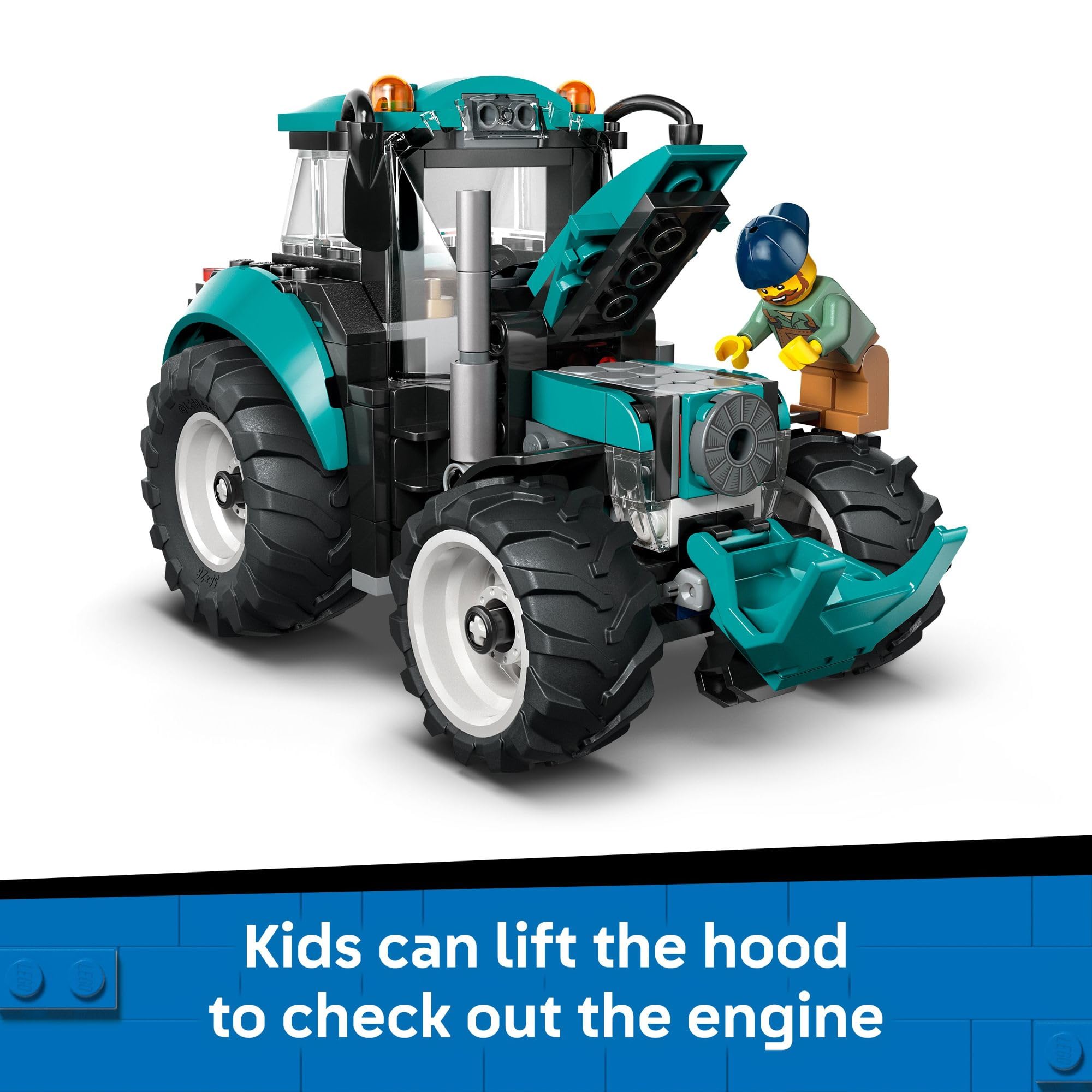 LEGO City Tractor Building Toy for Kids - Pretend Play Farm Vehicle for Boys & Girls, Ages 7+ - Tractor Toy W/Farmer Minifigure - Gift Idea for Birthdays - 60498 🍁 All In One Marketplace Canada