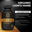 Nutratology® Organic Lion's Mane Mushroom Capasules - Nootropic Functional Mushroom Supplements Made With 40% Polysaccharides & >20% Beta-Glucan | Supports Memory, Cognition & Brain Health - 60 Count 🍁 All In One Marketplace Canada