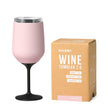 Huski Wine Tumbler 2.0 | New | Award-Winning Design with Detachable Stem | Premium Stainless Steel Wine Glass with Lid | Triple Insulated Tumbler | 355ml Capacity | Great Gift (Powder Pink) 🍁 All In One Marketplace Canada