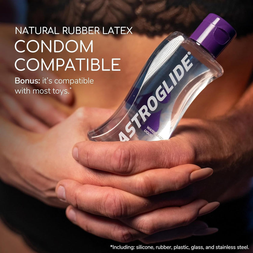 Astroglide Water Based Lube (355 mL) | Liquid Personal Lubricant, for Men, Women and Couples | Value Size 🍁 All In One Marketplace Canada