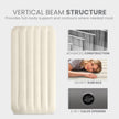 INTEX 64101E Dura-Beam Standard Single-High Air Mattress: Fiber-Tech – Twin Size – 10in Bed Height – 300lb Weight Capacity – Pump Sold Separately 🍁 All In One Marketplace Canada