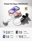 INIU Power Bank, Ultra Mini 10000mAh 45W Fast Charging Portable Charger, USB C Battery Pack with Cable, Flight-Safe Travel Powerbank for iPhone 17 16 15 14 13 12 Pro Max Air, Samsung S26 S25 S24, Pink 🍁 All In One Marketplace Canada