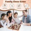 Joneytech Wooden Chess Set,11.5 inch Magnetic Chess Board Folding Design with Storage Travel Chess Game for Kids, Adults and Family Game Night 🍁 All In One Marketplace Canada