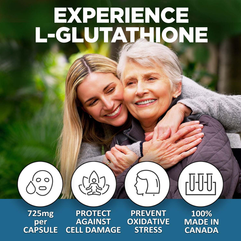 CelluGreen 725mg L-Glutathione MOST POWERFUL AVAILABLE Antioxidant Support for Cellular Health, Liver Detox, Skin & Immune Health, Vegan, Made in Canada. 60 Capsules 🍁 All In One Marketplace Canada
