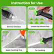 Caulking Tool 5 in 1 Silicone Caulking Grout Removal Sealant Finishing Tool with Grout Scraper, 6 Exchange Silicone Pads, Adhesive Residue Scraper Seam Repair Kit for Kitchen Bathroom 🍁 All In One Marketplace Canada
