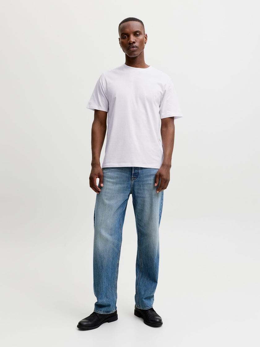 JACK & JONES Men's Regular Fit T-Shirt JJEORGANIC Basic TEE SS O-Neck NOOS White Large 🍁 All In One Marketplace Canada