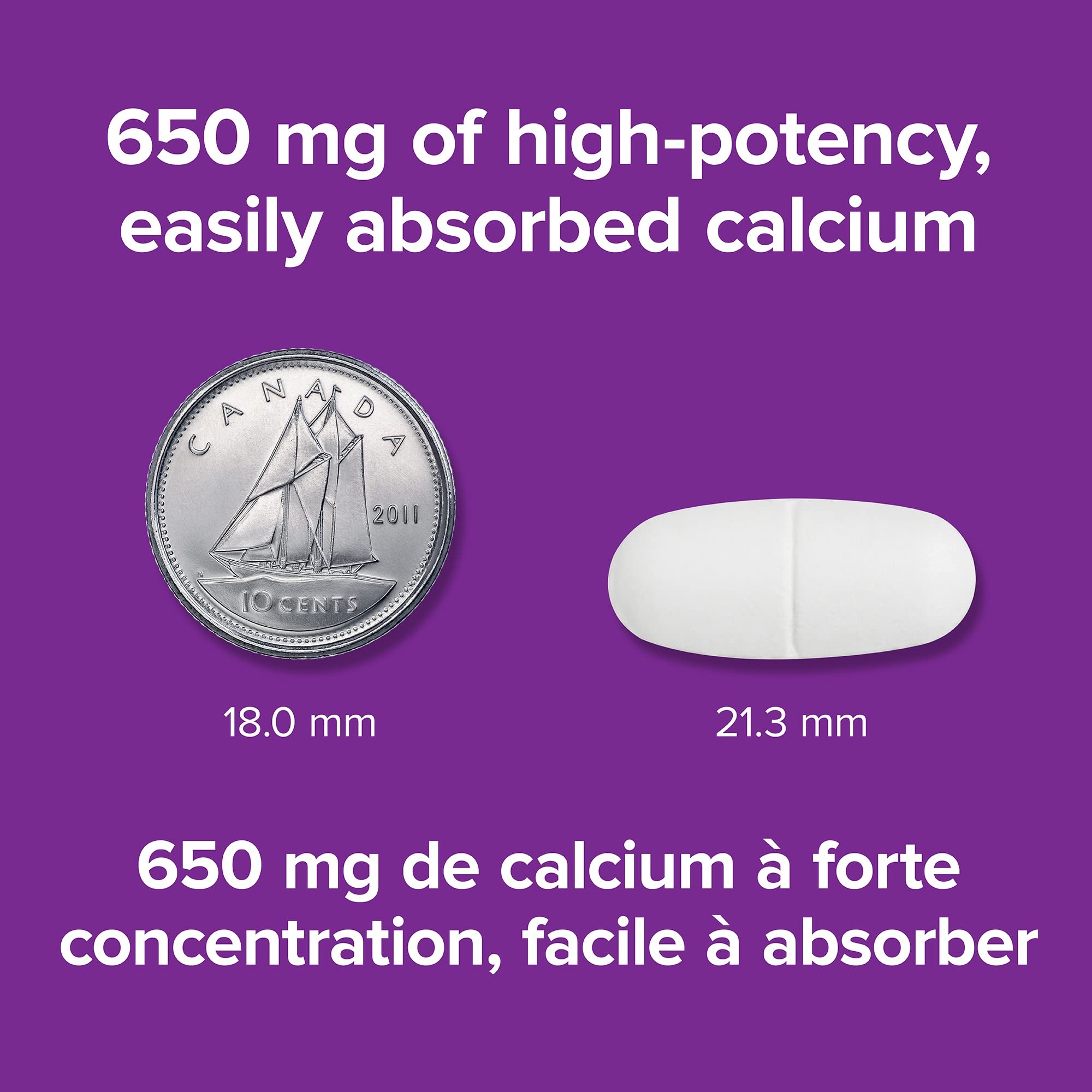 Webber Naturals Calcium Ultra, Enhanced Absorption, 280 Tablets, Helps Build Strong Bones, Vegan 🍁 All In One Marketplace Canada