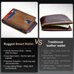 furid RFID Wallet for Men Minimalist: Slim Pop Up Wallet with ID Window - Smart Card Holder for Men - Gift for Father Husband on Father’s Day Birthday Anniversary 🍁 All In One Marketplace Canada