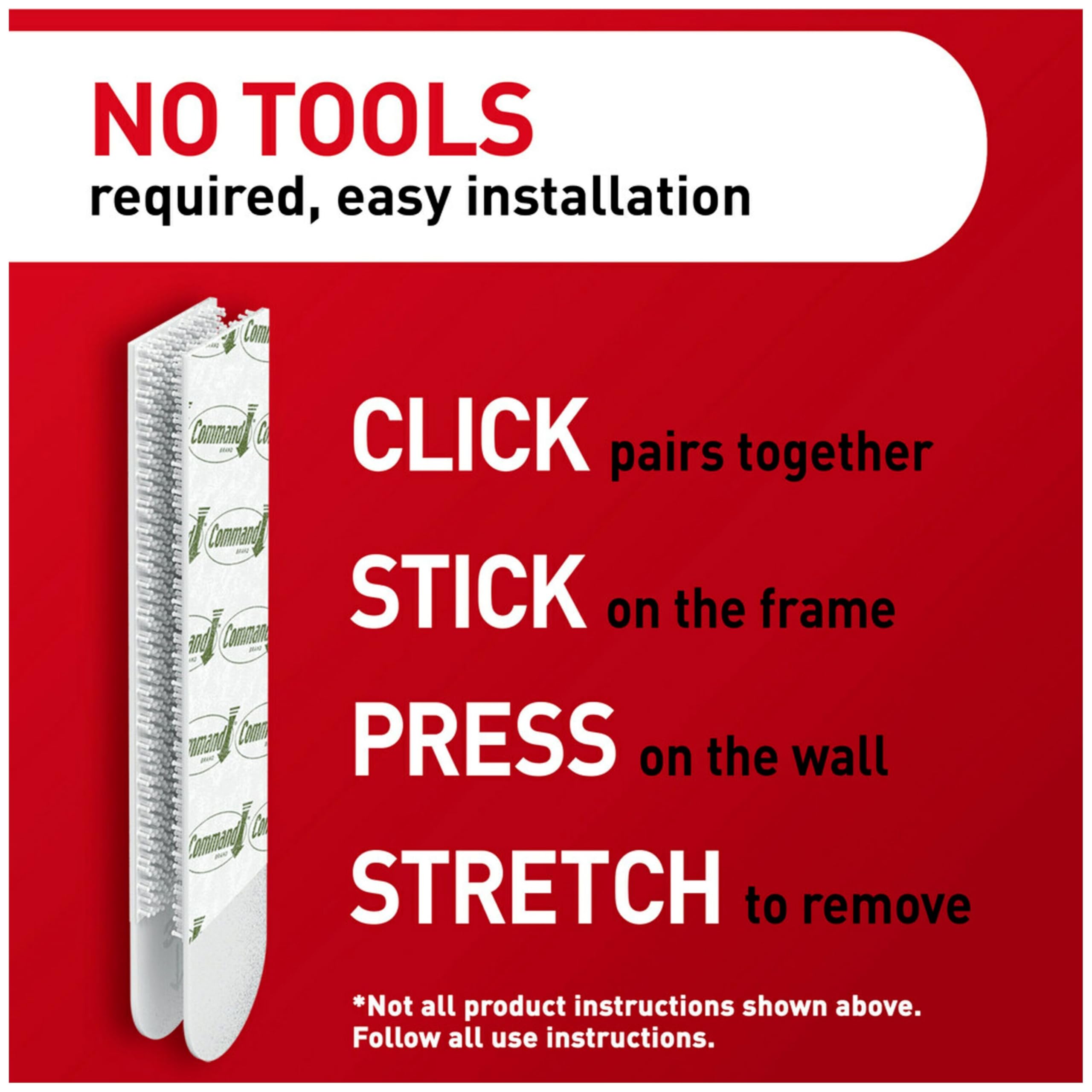 Command Large Picture Hanging Strips - Damage Free Wall Hangers for Back to School Dorm Organization - 14 White Adhesive Pairs (28 Strips) 🍁 All In One Marketplace Canada