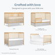Dream On Me Synergy 5-in-1 Convertible Crib in Natural, Greenguard Gold Certified, BSA Certified, 3 Mattress Height Settings, Classic Nursery Furniture 🍁 All In One Marketplace Canada