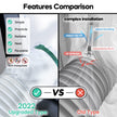 LOVIGA Window Seal for Portable Air Conditioner, 100% Sealing Effect AC Window Seal Vent Kit for Portable Air Conditioner Tumbler Dryer, 25x62~92cm Length Adjustable Waterproof 🍁 All In One Marketplace Canada
