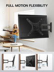 Pipishell Full Motion TV Wall Mount for 26-65 Inch Flat Curved Screen TVs, Max VESA 400x400mm up to 77 lbs, Swivel TV Mount Wall Bracket with Articulating Arms, Tilt, Extension, PIMF7 🍁 All In One Marketplace Canada