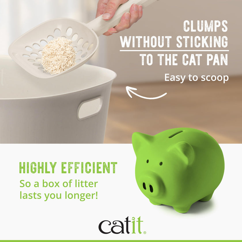 Catit Go Natural Pea Husk Clumping Cat Litter, Unscented, 5.6 kg, Dust Free & Lightweight Cat Litter, Easy to Scoop, Litiere Pour Chat 🍁 All In One Marketplace Canada