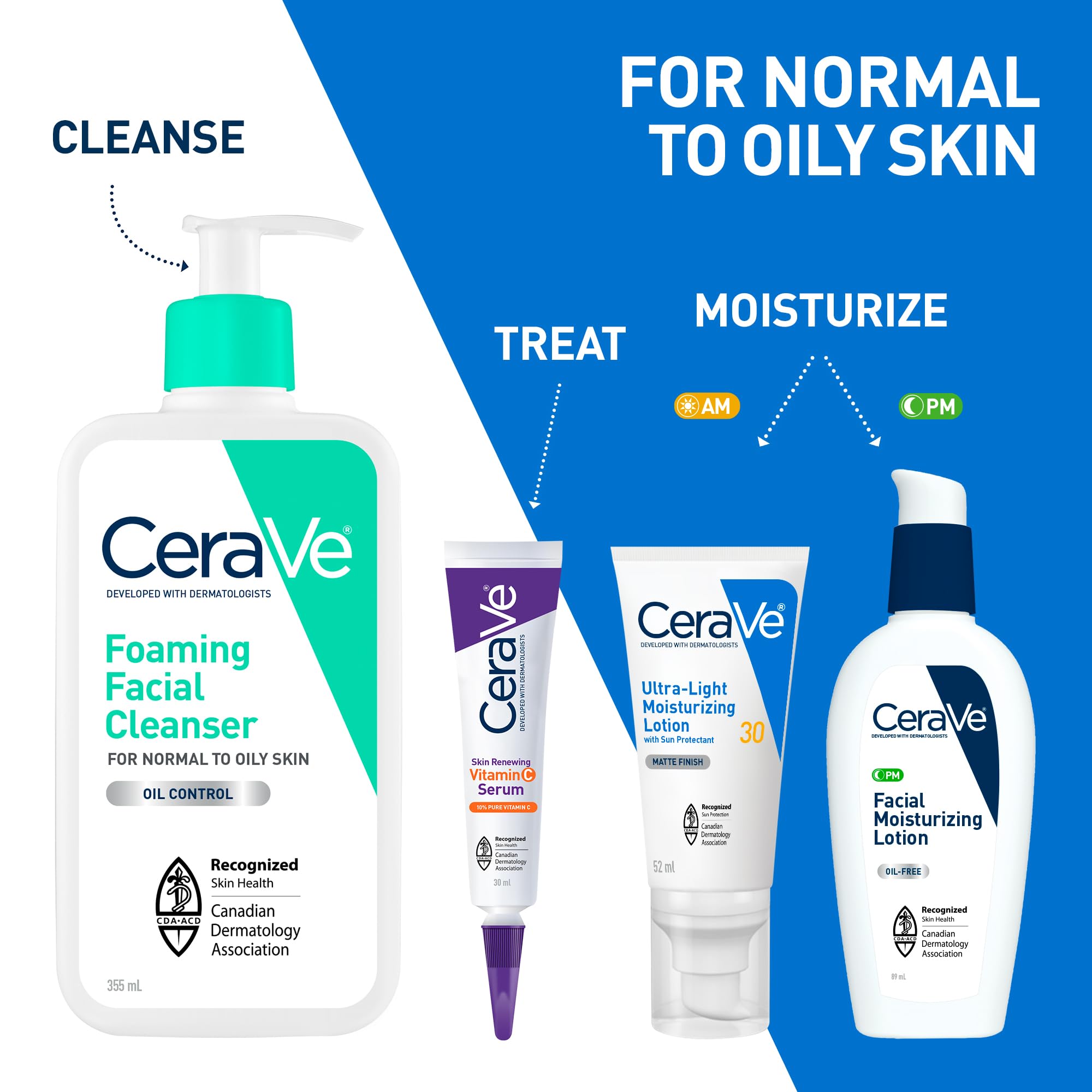 CeraVe Ultra-light Face Moisturizer with SPF 30. Hyaluronic Acid face sunscreen lotion for Men & Women, Normal to Oily & sensitive skin. Fragrance-Free, Oil-Free, Non-Comedogenic, Travel Size 52 ML 🍁 All In One Marketplace Canada