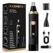 Nose Hair Trimmer 2026 Professional Nose Trimmer for Men and Women, Painless IPX7 Waterproof Eyebrow & Facial Hair Removal,USB Rechargeable with LED Display Dual-Edge Blades, Black 🍁 All In One Marketplace Canada