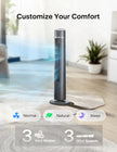 PELONIS Oscillating Tower Fan with Remote Control 40’’ Quiet Stand Up Fan with 3 Speed Settings and 3 Modes 15-Hour Timer LED Display for Bedroom Home Office Use, Black 🍁 All In One Marketplace Canada