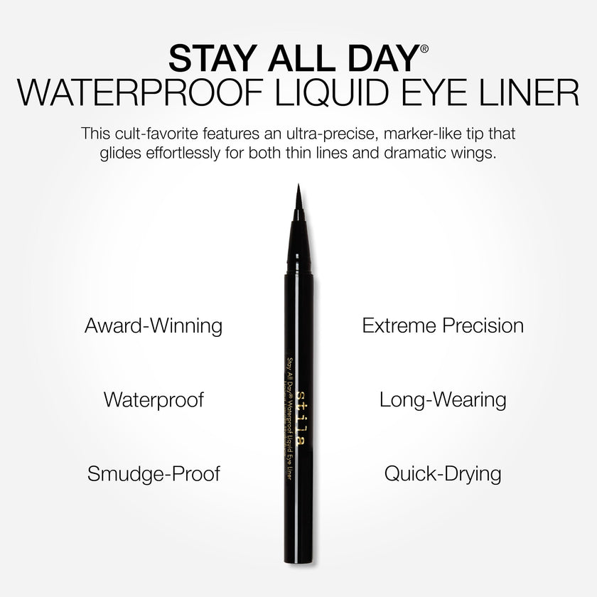 stila Stay All Day Waterproof Liquid Eye Liner, Original, Intense Black 🍁 All In One Marketplace Canada
