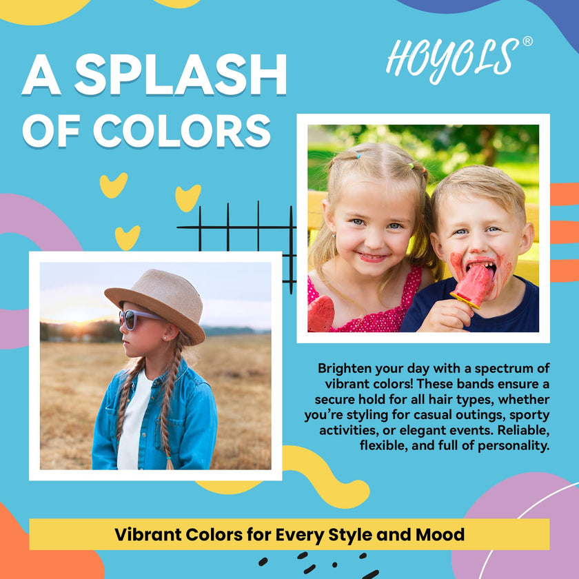 HOYOLS Baby Hair Ties Rubber Bands for Toddler Infants Kids Girls Thin Small Hair Elastics TPU 1500 Piece Pack 🍁 All In One Marketplace Canada