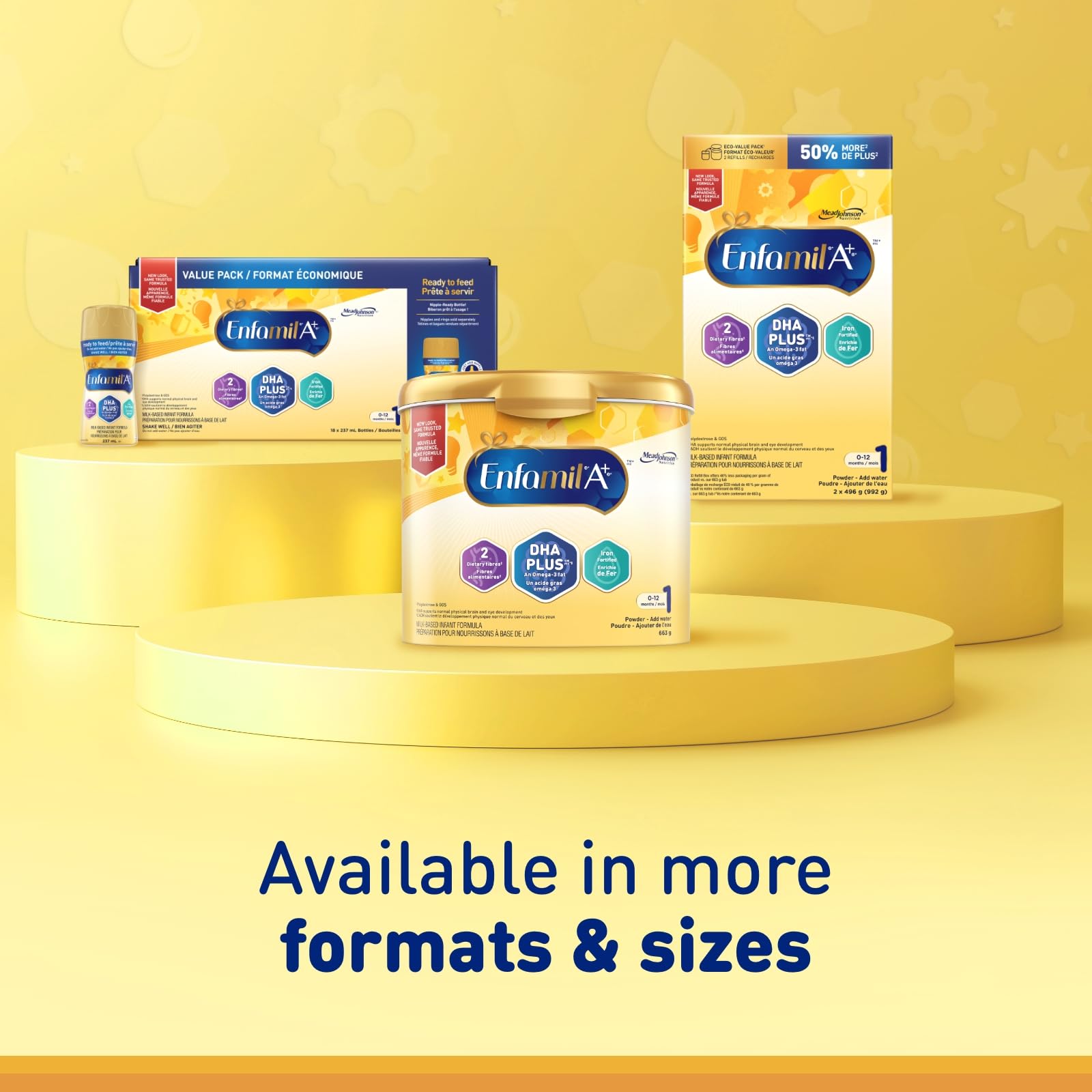Enfamil A+ Baby Formula, with Brain Building DHA, Concentrated Liquid, Age 0-12 Months, 385mL x 12 Cans 🍁 All In One Marketplace Canada