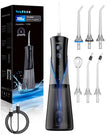 WAFLOO Water Flossers - Portable 300ML Larger Tank Waterflosser IPX7 Waterproof Floss for Home Travel, 5 Modes, 6 Flossing Tips 🍁 All In One Marketplace Canada