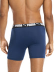 Puma Men's 4 Pack Active Stretch Boxer Briefs, Blue/Black/Gray, X-Large 🍁 All In One Marketplace Canada