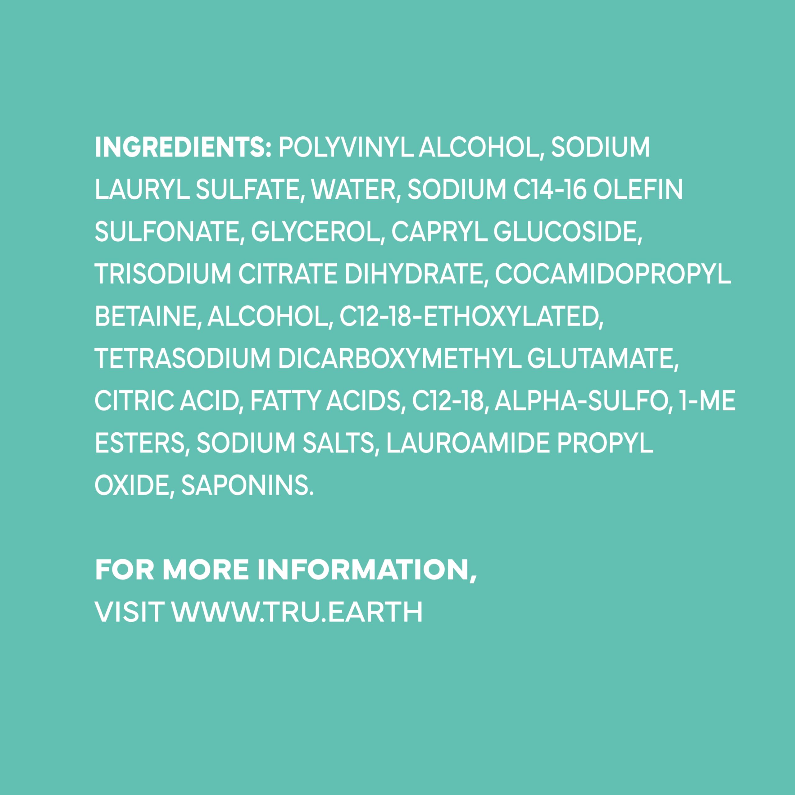 Tru Earth Compact Dry Laundry Detergent Sheets, Unscented - Up to 128 Loads (64 Sheets) - Paraben-Free - Original Eco-Strip Liquidless Laundry Detergent, Travel Laundry Sheets 🍁 All In One Marketplace Canada