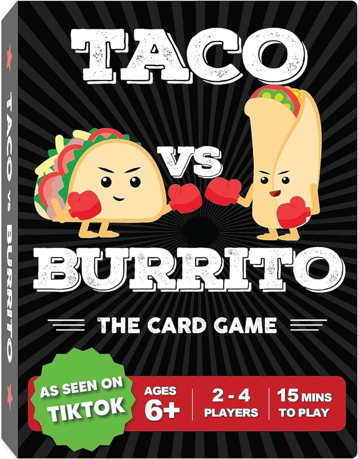 Taco vs Burrito - The Wildly Popular Surprisingly Strategic Card Game Created by a 7 Year Old - a Family-Friendly Party Game for Kids, Teens & Adults 🍁 All In One Marketplace Canada