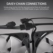 CORSAIR RS120 ARGB 120mm PWM Fans – Daisy-Chain Connection – Low-Noise – Magnetic Dome Bearing – Triple Pack – Black 🍁 All In One Marketplace Canada