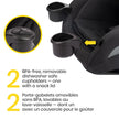 Safety 1st EverSlim 4-in-1 Convertible All-in-One Car Seat, infant to toddler, rear and forward facing, booster mode, backless booster, Fits 3 across, Washable seat, Birth to 10 years, Hexagon Horizon 🍁 All In One Marketplace Canada
